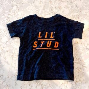Lil Stud Kids T-Shirt - Dark gray and Orange